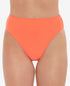 Juniors' Solid High-Cut Bikini Bottoms